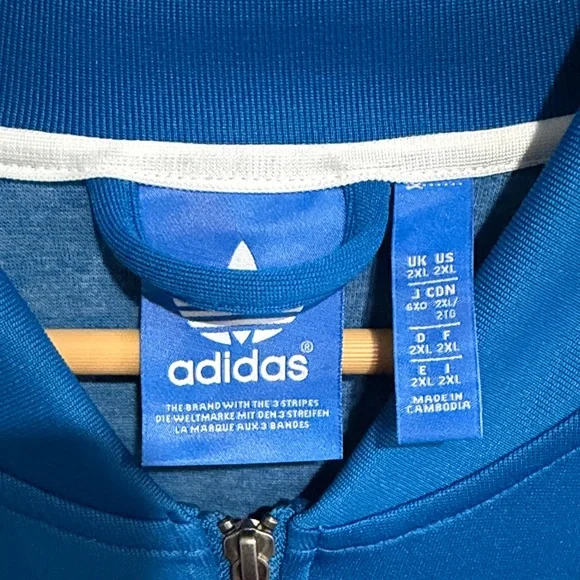 Adidas Royal Blue CFC Track Jacket - Picture 2 of 5